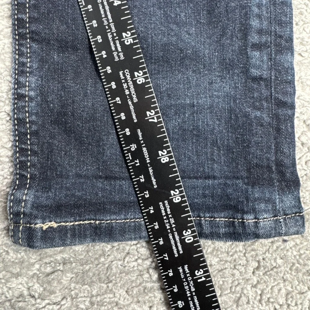 Levis 511 Slim Fit Jeans Mens 38x32 Dark Wash Indigo Denim Button Fly 191110003